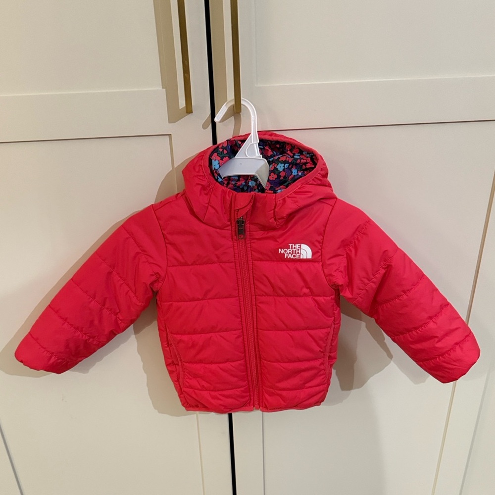 The North Face Hot Pink Jacket and Base Layer.